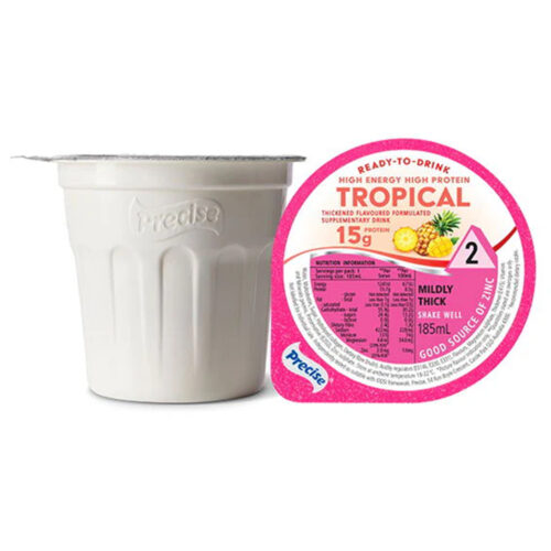 Precise High Energy Protein Tropical Flavoured Drink Level 2 Mildly Thick 185ml