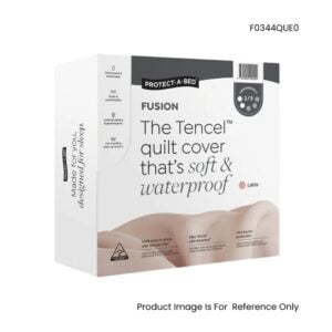 Protect-A-Bed Fusion Waterproof Quilt Cover Queen 210X210cm 2425ml Latte