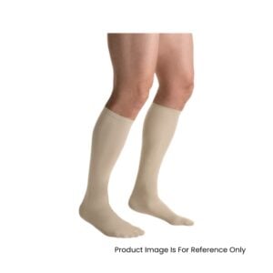JOBST Travel Socks Knee High Closed Toe Beige
